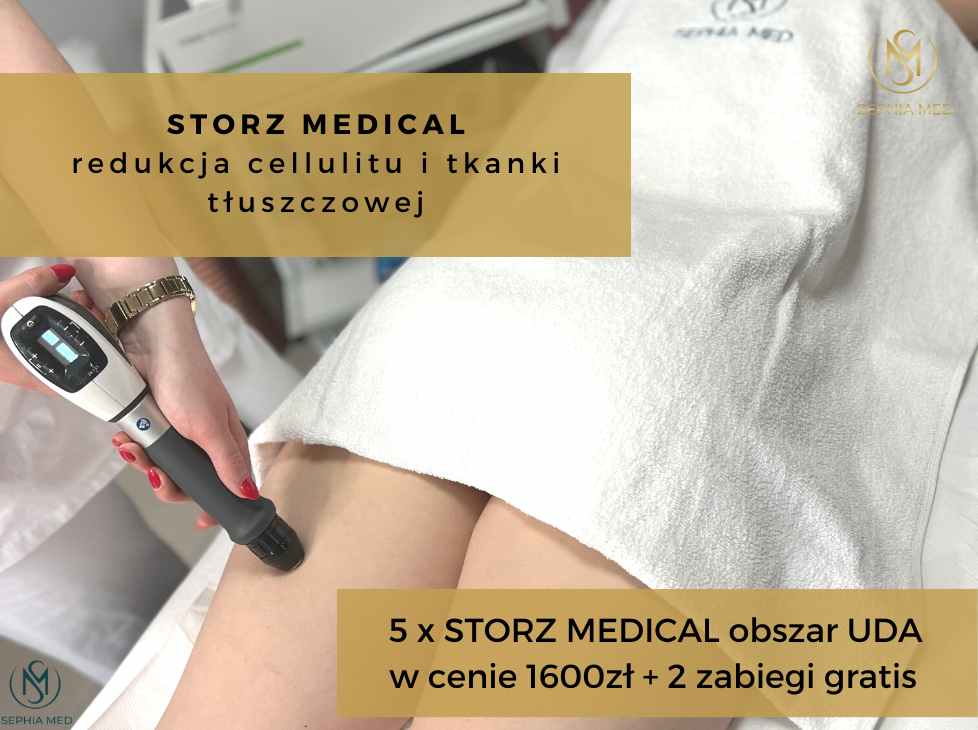 Uda bez cellulitu - Storz Medical 7 zabiegów na całe uda w cenie 4 !